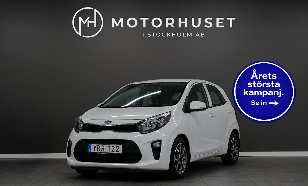 Kia Picanto 1.25 MPI Automatisk 84hk Kamera Euro 6 Nybesiktad Nyser