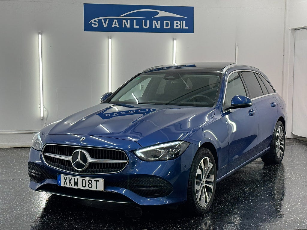 Mercedes-Benz C 300 T e 9G-Tronic / Pano / Dragkrok / Bkamera /Facelift