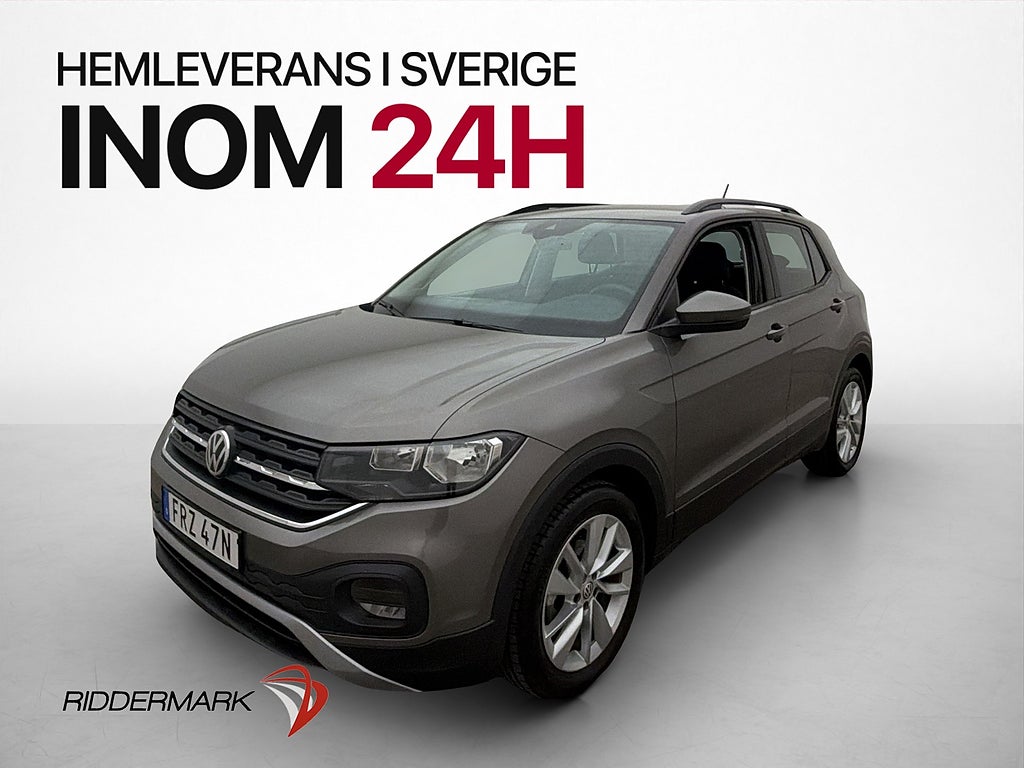 Volkswagen T-CROSS 1.0 Endast 0,49l/mil 382kr skatt ISOFIX