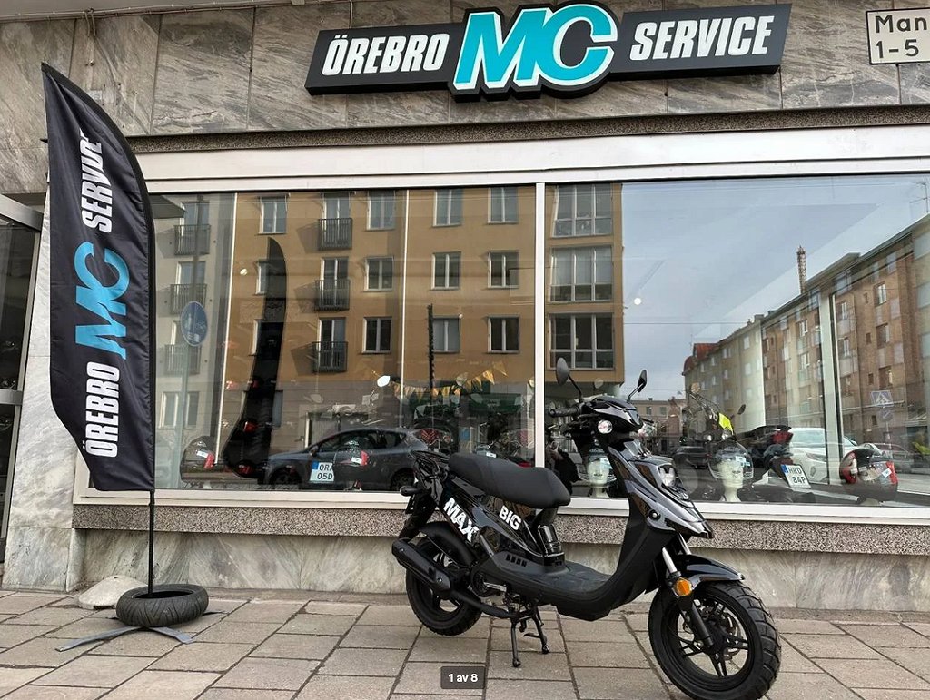 Motocr BIG MAX Svart 25km/h KAMPANJ KÖP ONLINE
