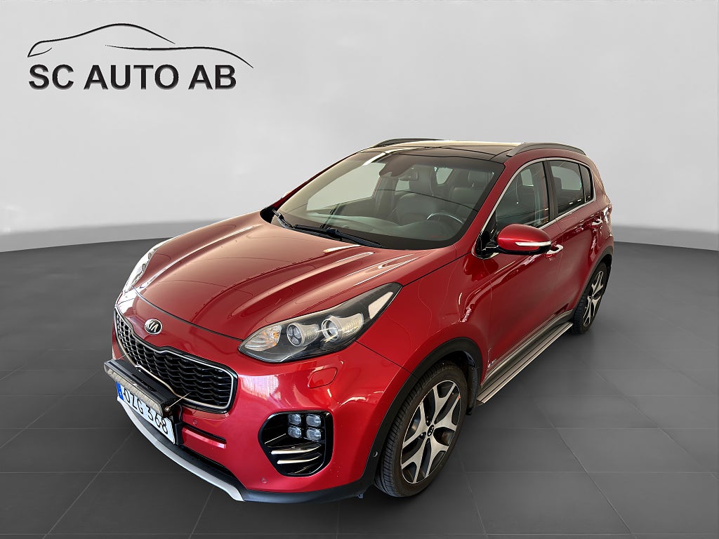 Kia Sportage 2.0 CRDi AWD GT-Line Nybesiktigad/Nya däck/Drag