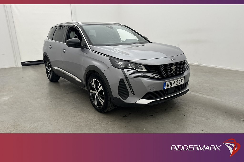 Peugeot 5008 PureTech 130hk GT 7-Sits Kamera Navi CarPlay