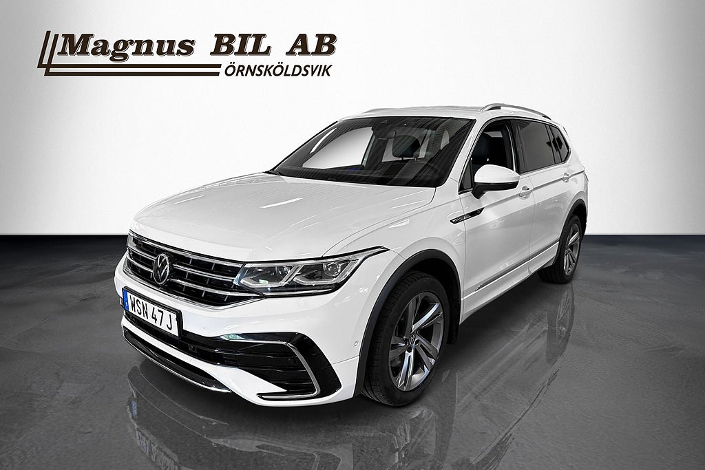 Volkswagen Tiguan Allspace 7-sätes 2.0 TSI OPF 4Motion R-Line Euro 6 2023 till salu hos Magnus Bil