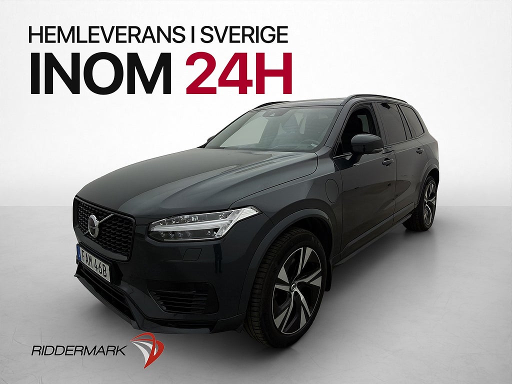 Volvo XC90 Recharge T8 AWD R-Design 7-Sits Pano B&W 360 Luft