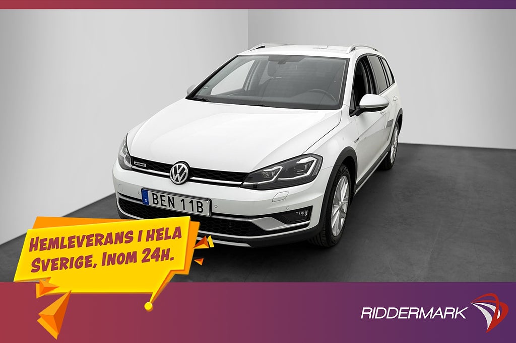 Volkswagen Golf Alltrack TDI 4M 184hk B-kamera Drag CarPlay
