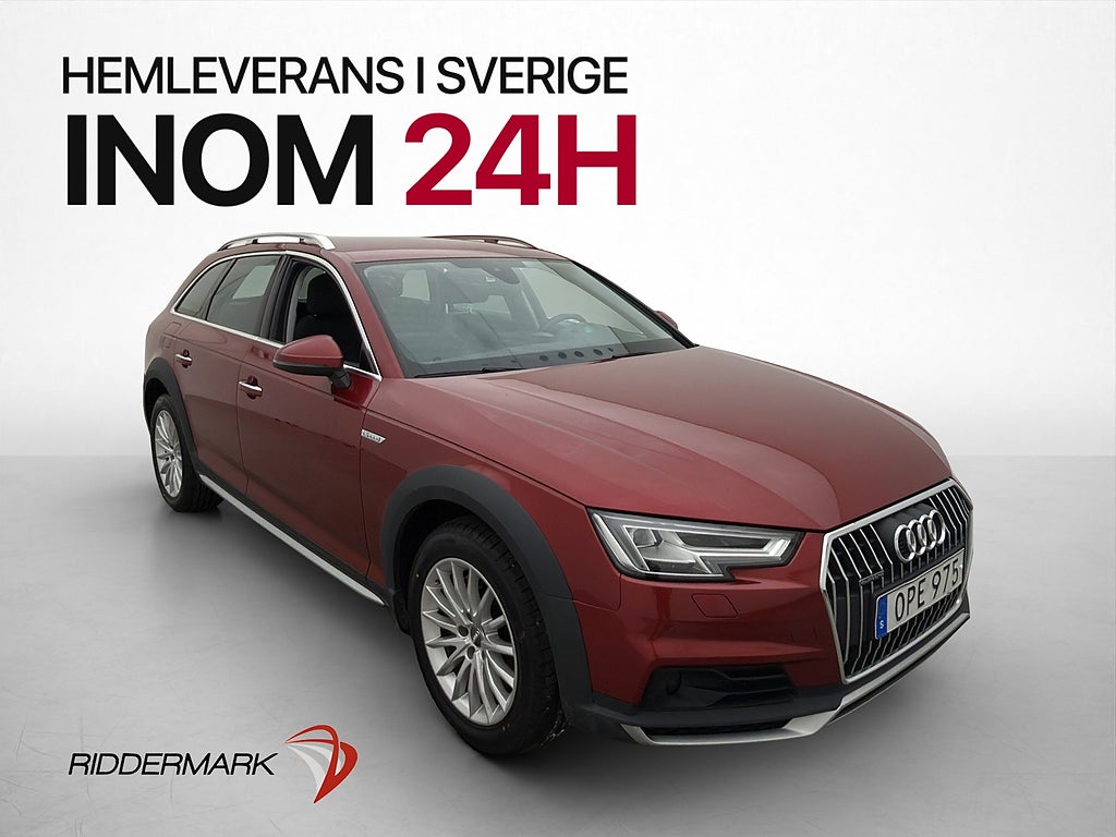 Audi A4 Allroad 2.0 TDI Q 190hk Proline Alpin Kamera Drag