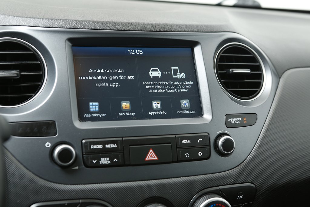 Hyundai i10 1,0 blue 67hk Trend 5D Carplay Farthållare 2019