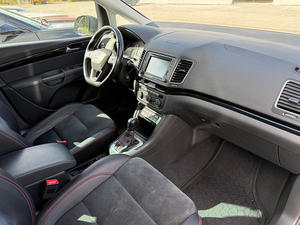 Seat Alhambra 2.0 TDI 4Drive FR-Line Drag Kamera 7-sits Värmare miniatyr 10