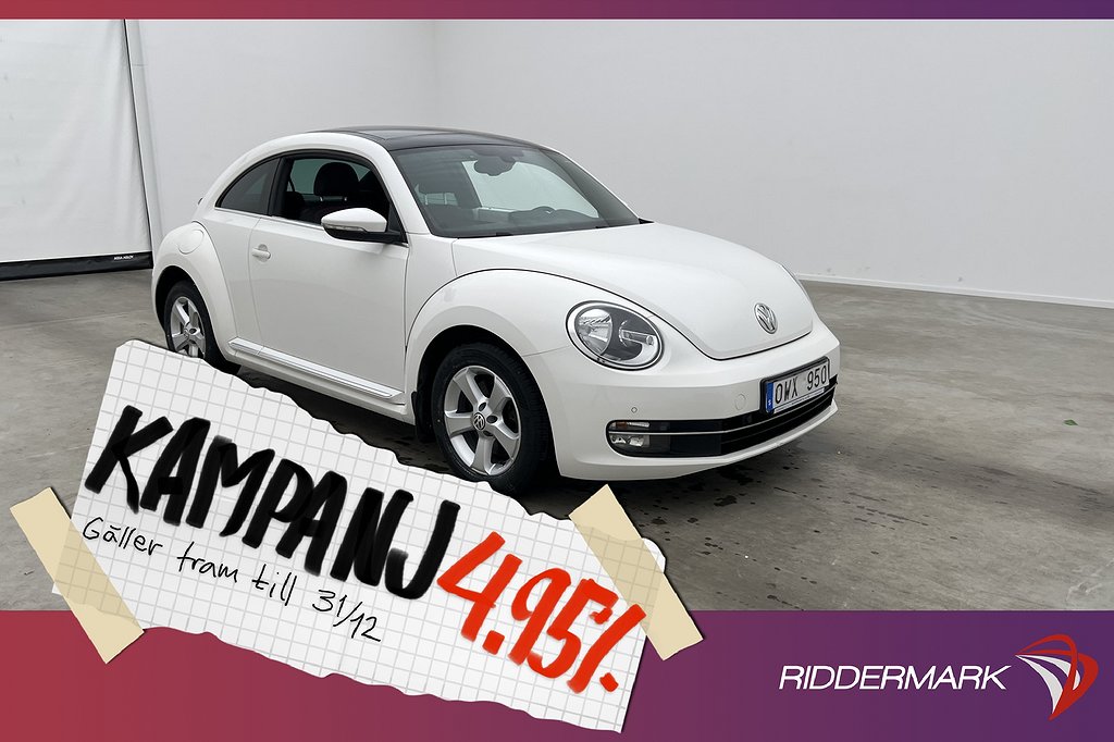 Volkswagen Beetle 1.4 TSI 160hk Prem 4,95% Ränta