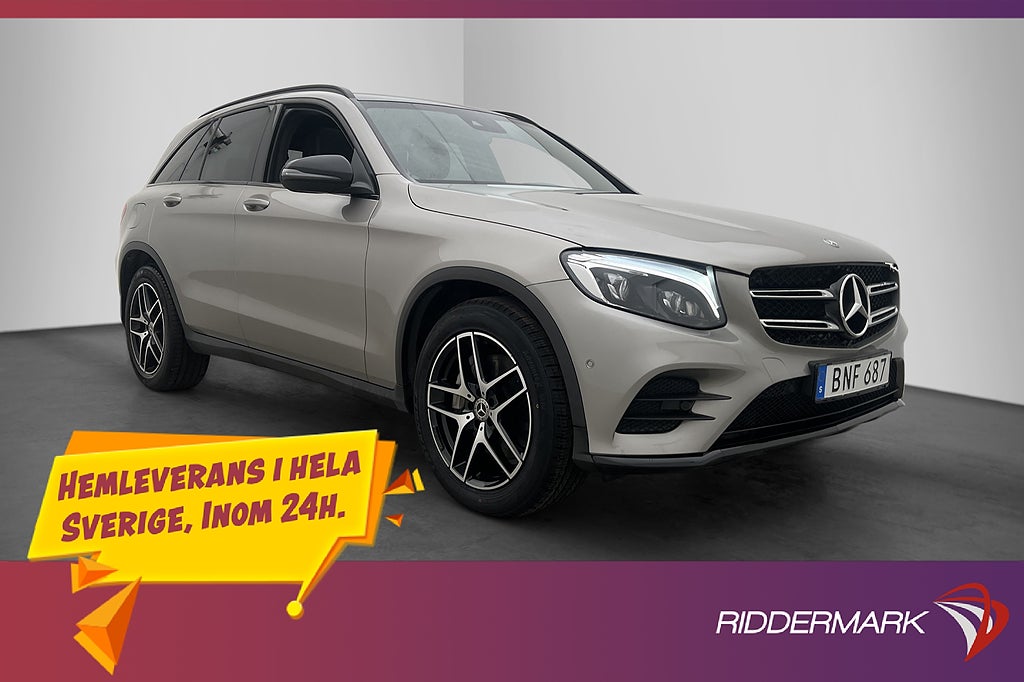 Mercedes-Benz GLC 220d 4M AMG Värmare Pano Burmest Navi Drag