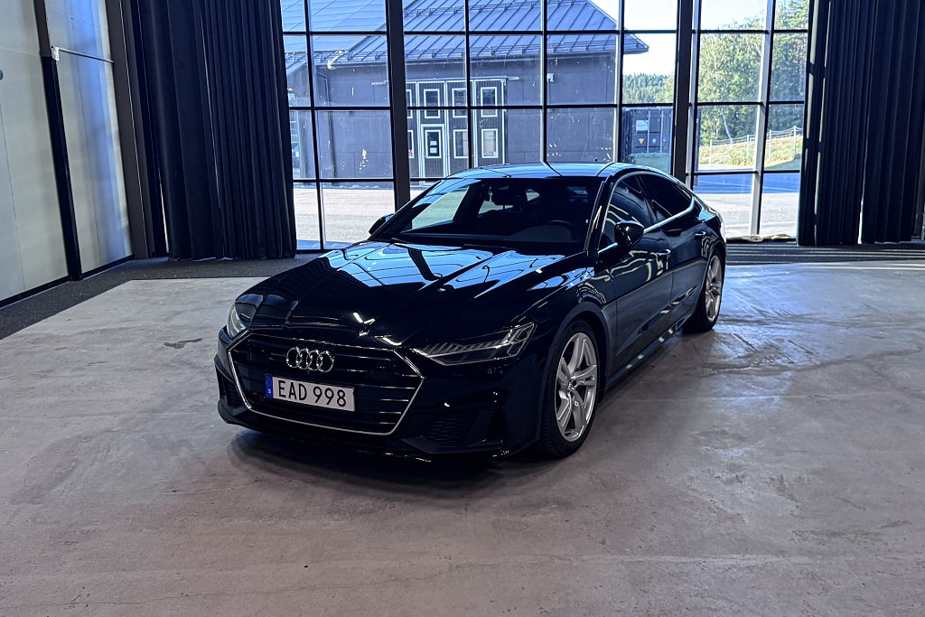 Audi A7 Sportback 55 TFSI Q 3.0 V6|S line|360|Värmare|Cockpit