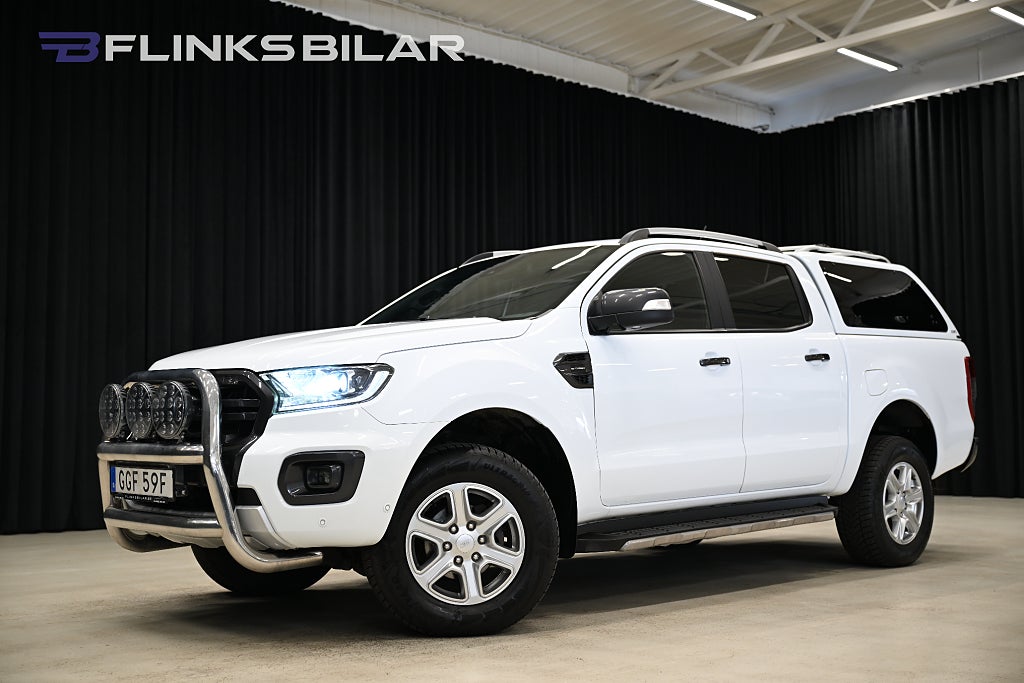 Ford ranger 170HK Automat|Wildtrack|Kåpa|NyKamrem|Moms|SeUtr!