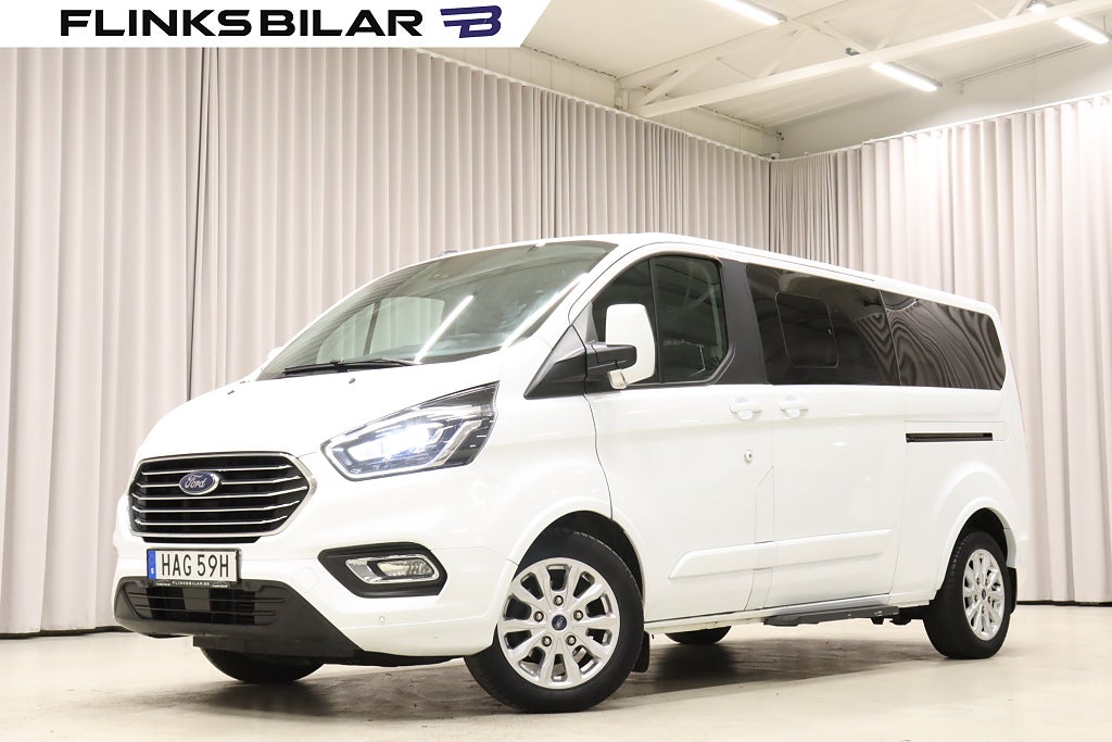 Ford Tourneo Custom 130HK L2 Automat|9-Sits|LED|KameraMoms