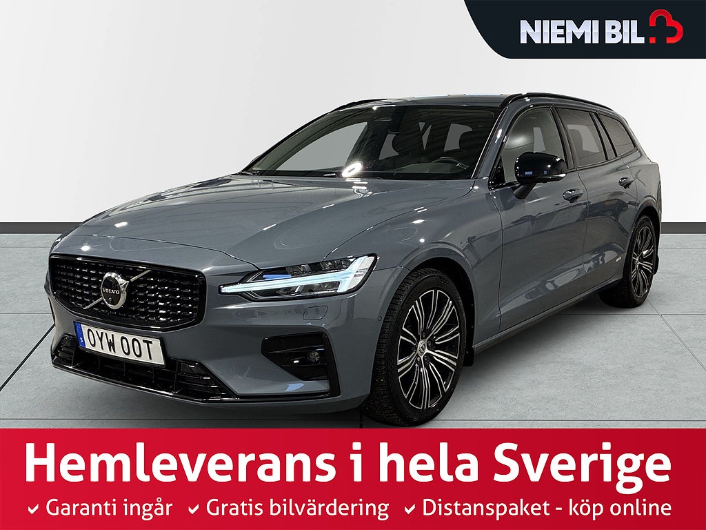 Volvo V60 B4 Aut Core Plus Drag Värmare 360-kam Navi Skinn S&V