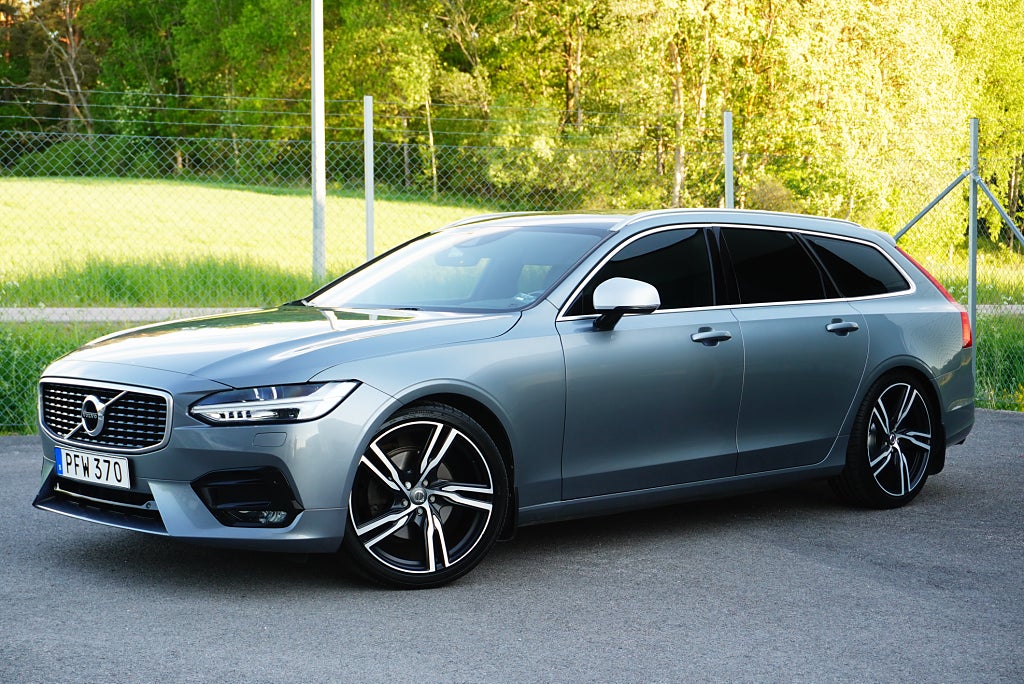 Volvo V90 D4 190 HK R-Design D-Värm Drag Navi Backkamera 20"
