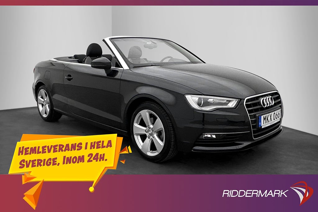 Audi A3 Cabriolet 1.4 TFSI 140hk Audi-Sound P-Sensorer