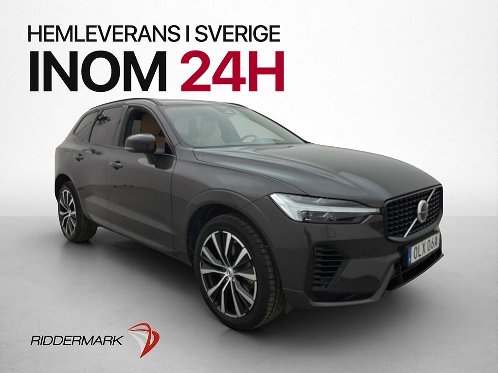 Volvo XC60 Recharge T6 AWD Plus Dark Värmare Pano Skinn MOMS