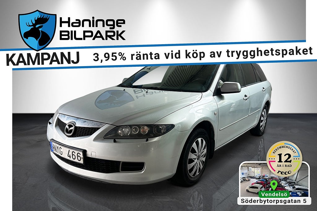Mazda 6 Wagon 2.3 MZR GDS BIL /KAMKEDJA/BESIKTAD