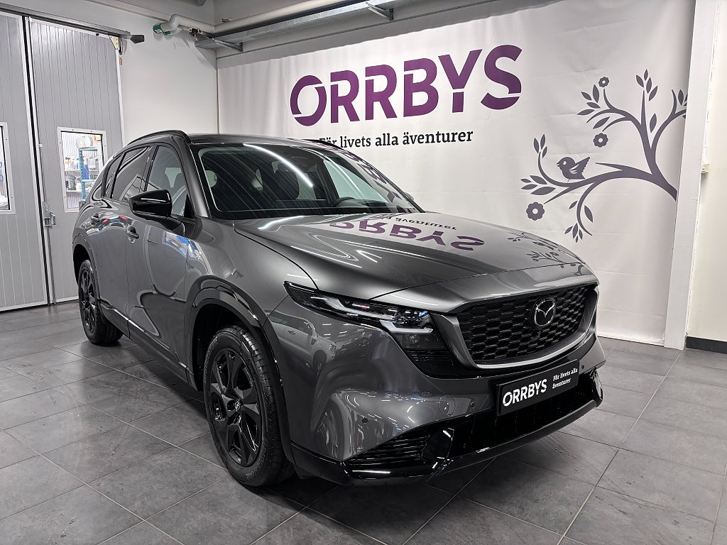 Mazda CX-5 2.5 e-SKYACTIV-G M Hybrid AWD, Homura, Elstolar, Skinn 