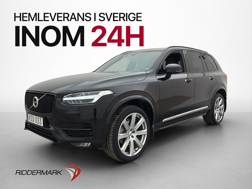 Volvo XC90 D5 AWD Inscription 7-sits Pano B&W HUD 360 SE UTR
