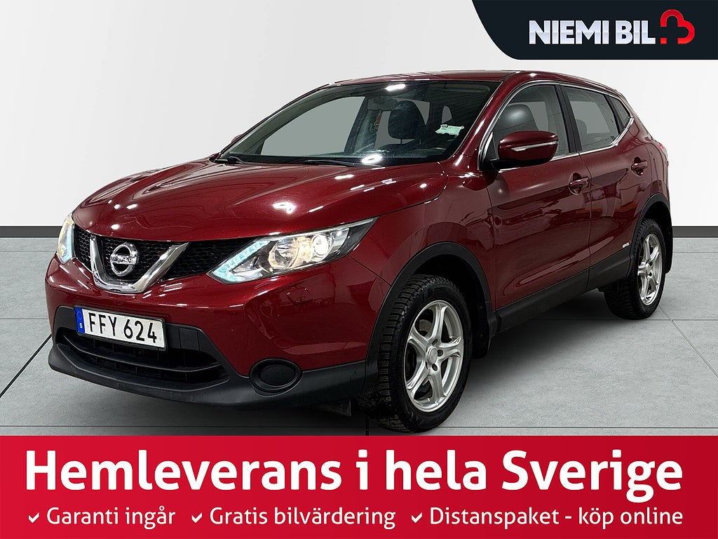 Nissan Qashqai 1.2 DIG-T Kamkedja S&V-däck ISOFIX Nyservad