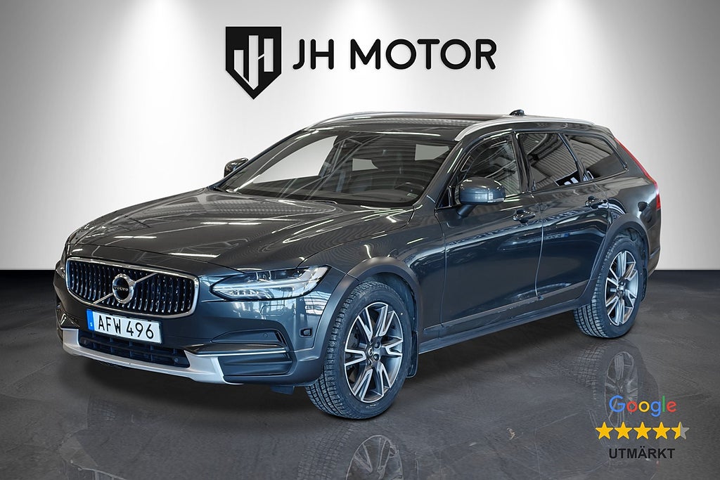 Volvo V90 Cross Country D4 AWD Momentum Plus 190hk Skinn/Svart innertak/DVÄRM