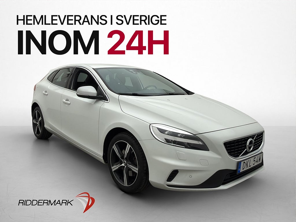 Volvo V40 T3 152hk R-Design Värmare Drag Skinn/Alcantara