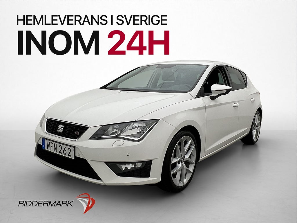Seat Leon 1.4 TSI 150hk FR Senssorer CarPlay Halvskinn