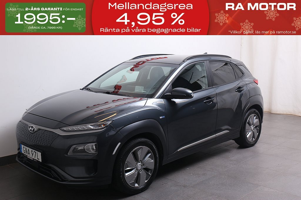 Hyundai Kona Electric 64 kWh 204hk Premium Aut