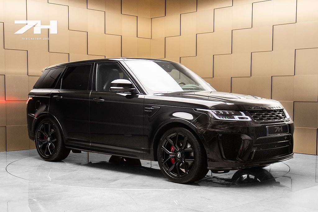 Land Rover Range Rover Sport Sport SVR 575hk / Pano / HuD / 360°
