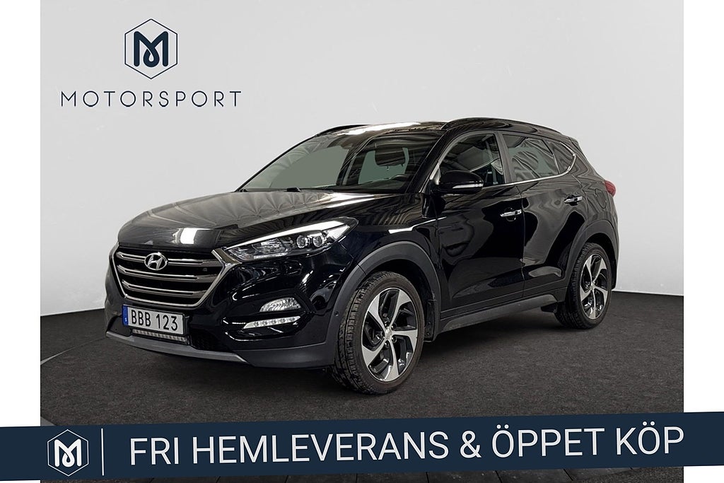 Hyundai Tucson 2.0 CRDi 4WD Premium Kamera Pano Drag Navi Helskinn