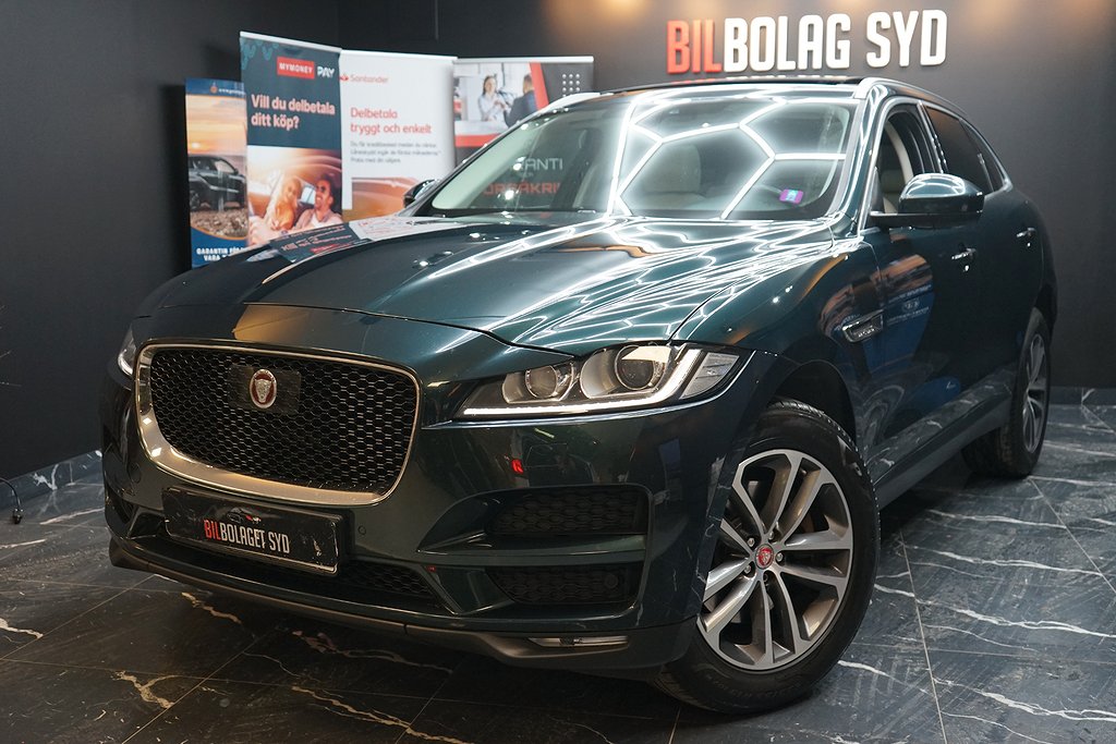 Jaguar F-Pace Moms Lesbar " Mellndags REA  30d AWD/301HK/Panora Backka Maxutr/