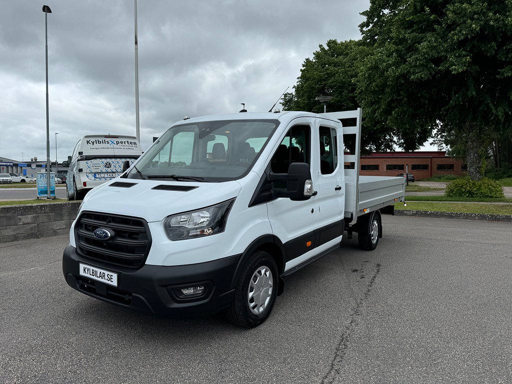 Ford Transit  3500 Dubbelhytt 165hk Flakbil