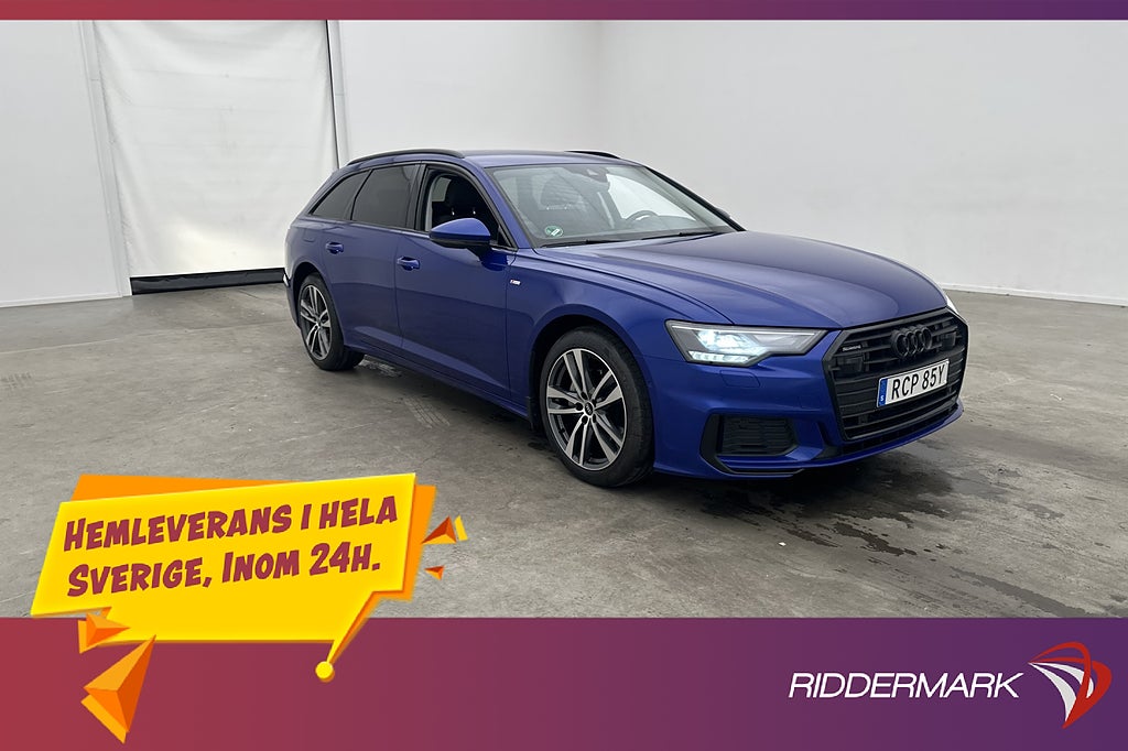 Audi A6 40 TDI Q 204hk S-Line Värmare Kamera Navi Dragkrok