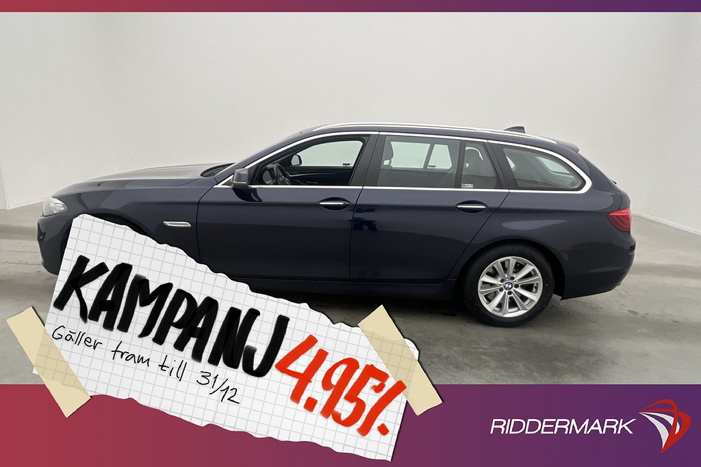 BMW 530 d 258hk xDrive M-Värmare Skinn Pano Navi 4,95% Ränta