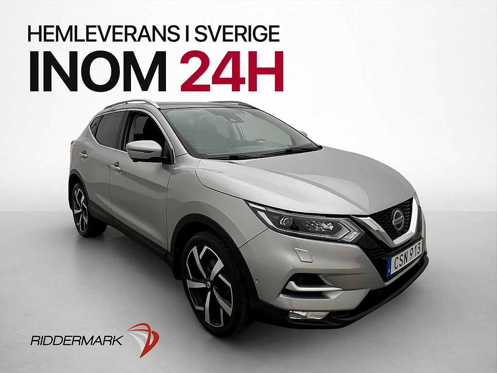 Nissan Qashqai 1.2 DIG-T 115hk Tekna Navi 360°-Kamera Pano