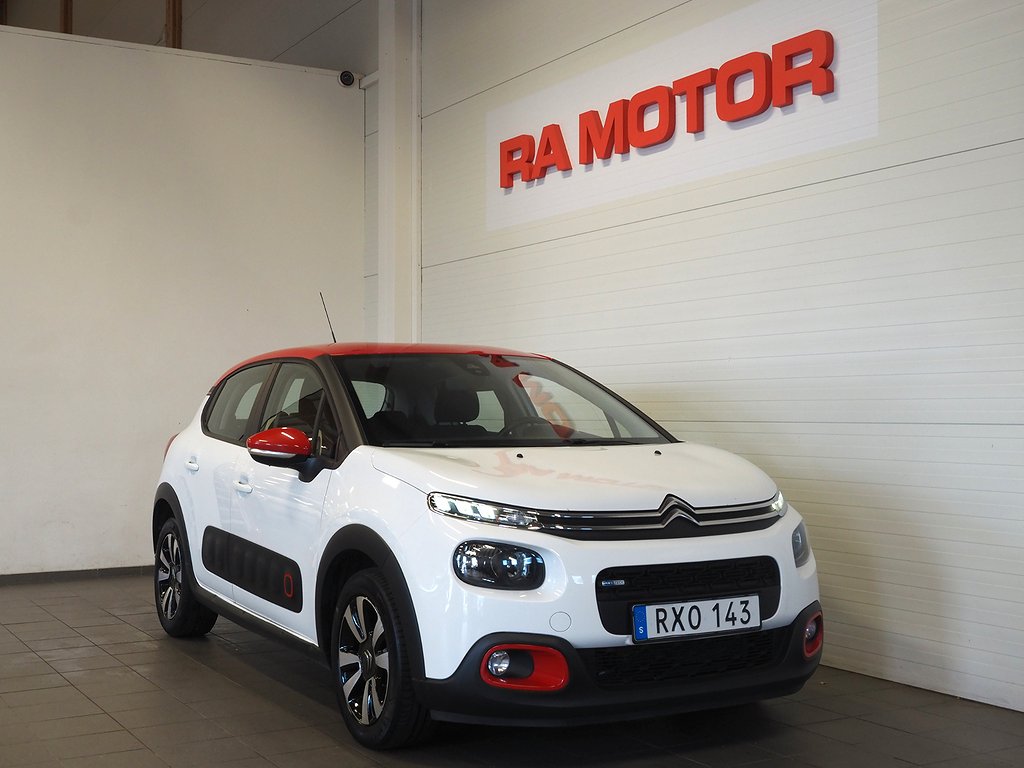 Citroën C3 1.2 PureTech EAT Automat | Feel | Kamrem bytt 2017