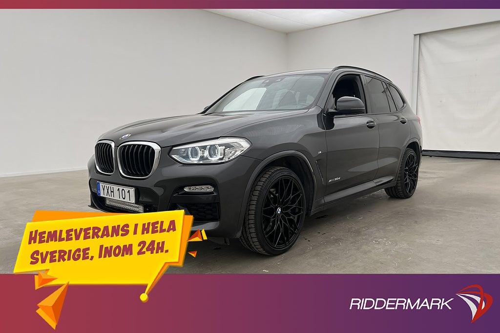 BMW X3 xDrive30d M Sport Hifi Skinn Drag Rattvärme 265hk