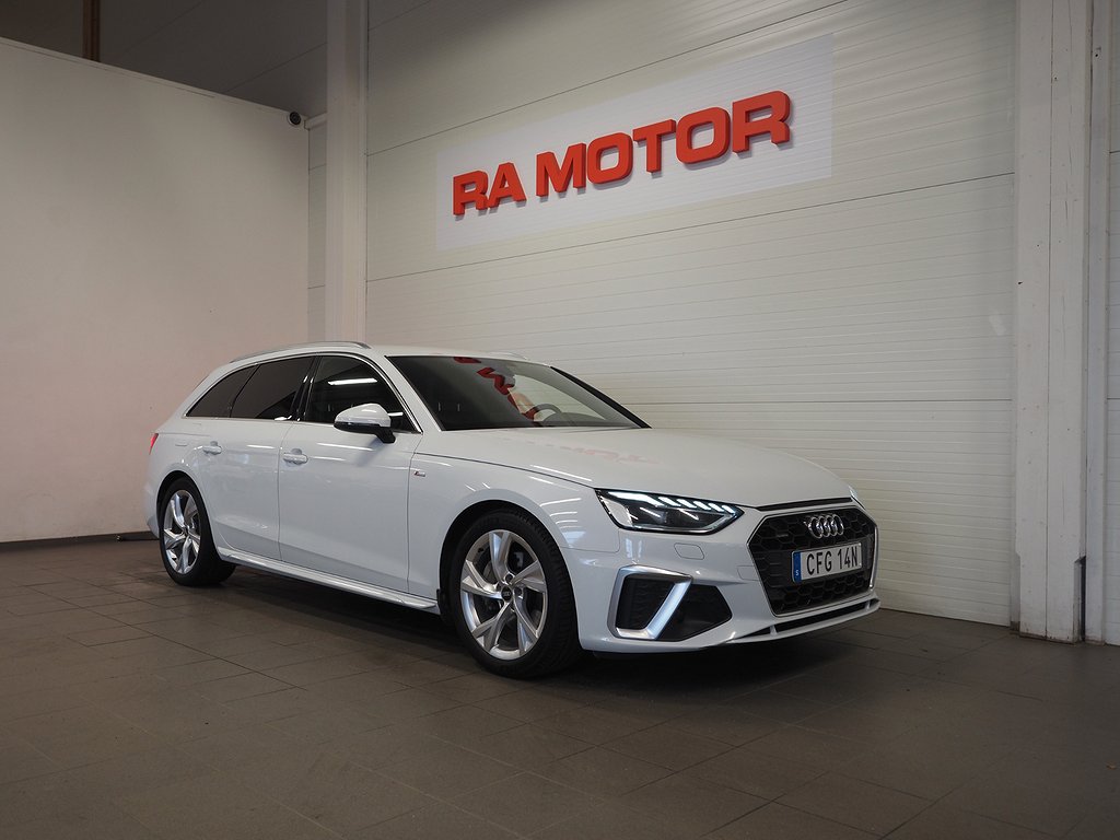 Audi A4 Avant 40 TFSI 204hk Q S-Line |Cockpit|Drag|Värmare| 2021
