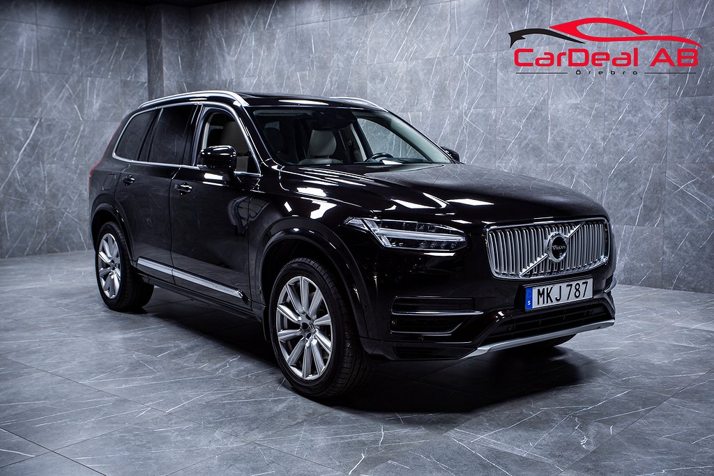 Volvo XC90 T8 AWD Inscription 7-Sits Pano B&W HUD Se Spec!