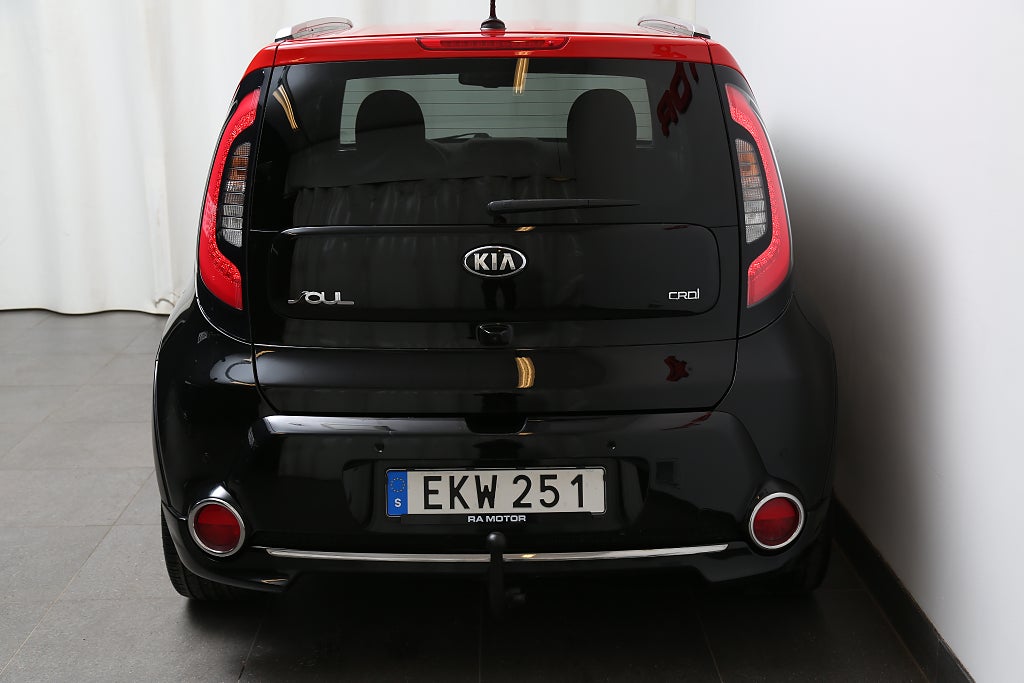 Kia Soul 1,6 CRDi 136hk GLS Aut Kamera Motorv Dragkrok 2016