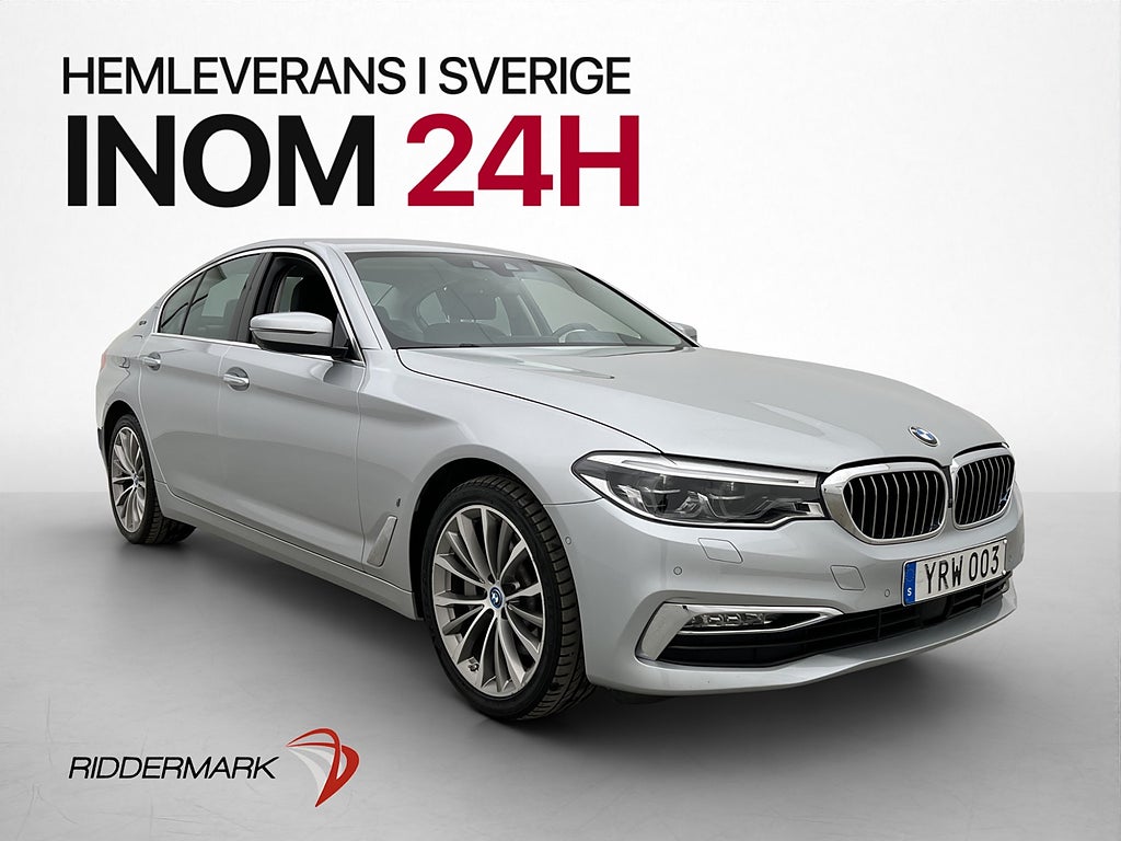 BMW 530 e iPerformance 252hk H/K HuD 360° Skinn Navi