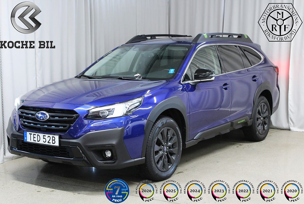 Subaru Outback 2.5 169HK, 4WD XFuel, Field, Drag, Skinn, Kamera
