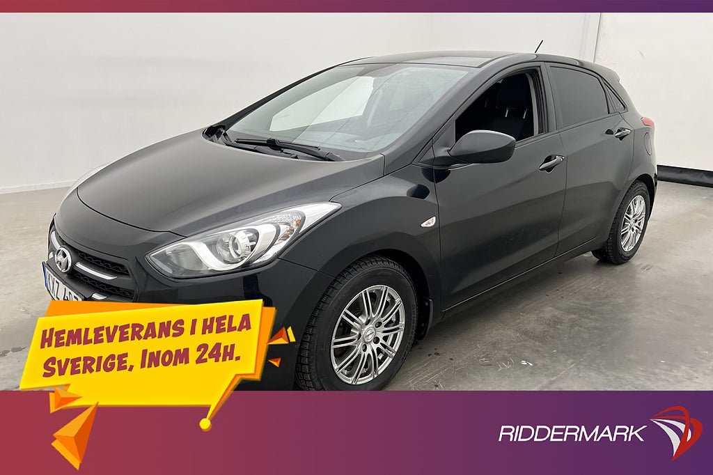 Hyundai i30 1.6CRDi 110hk Rattvärme ISOFIX 0.36l/mil