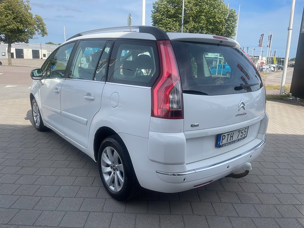 Citroën Grand C4 Picasso 1.6 automat, 111hk, 7-sits dragkrok