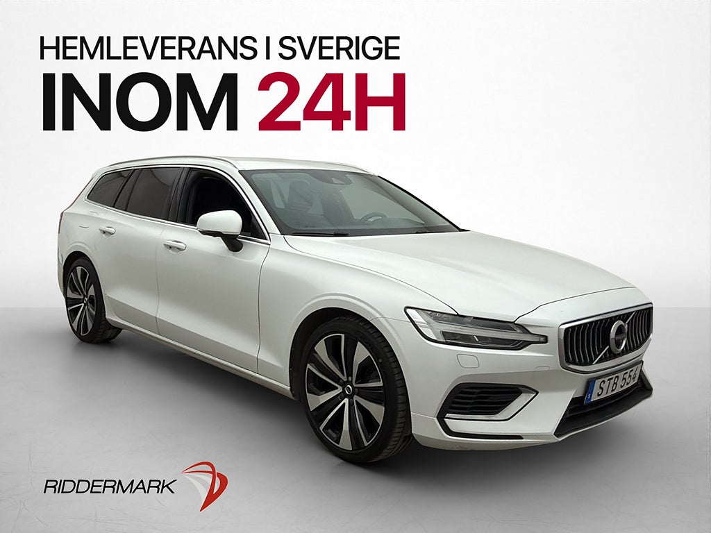 Volvo V60 Reacharge T6 AWD 350hk H/K 360° CarPlay HUD Värm