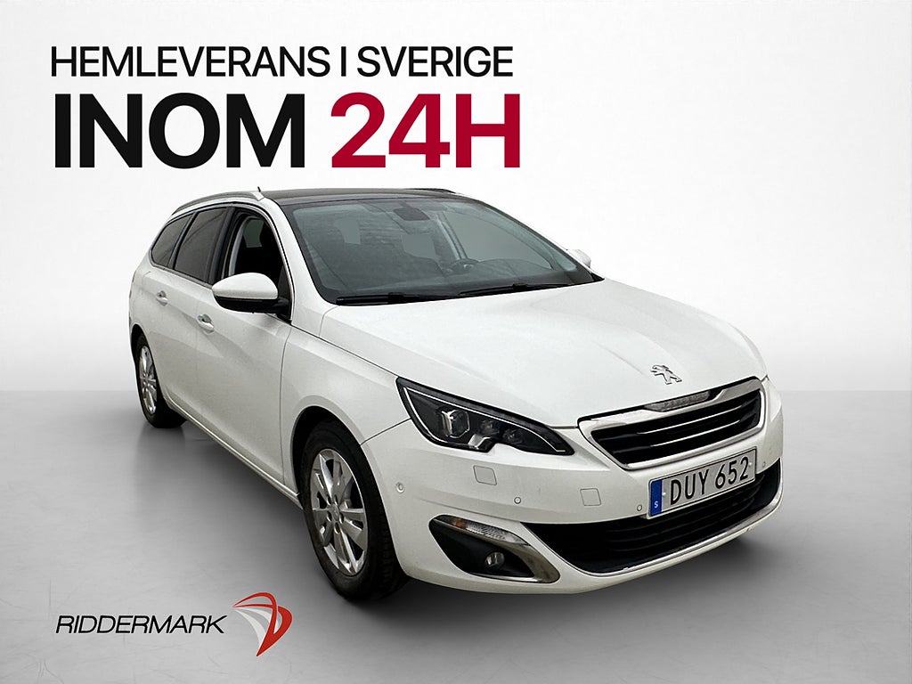 Peugeot 308 1.6 Blue HDi 120hk Dragkrok Pano P-sensorer