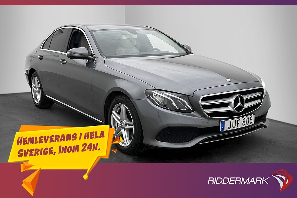Mercedes-Benz E 220 d 194hk B-Kamera Skinn Navi