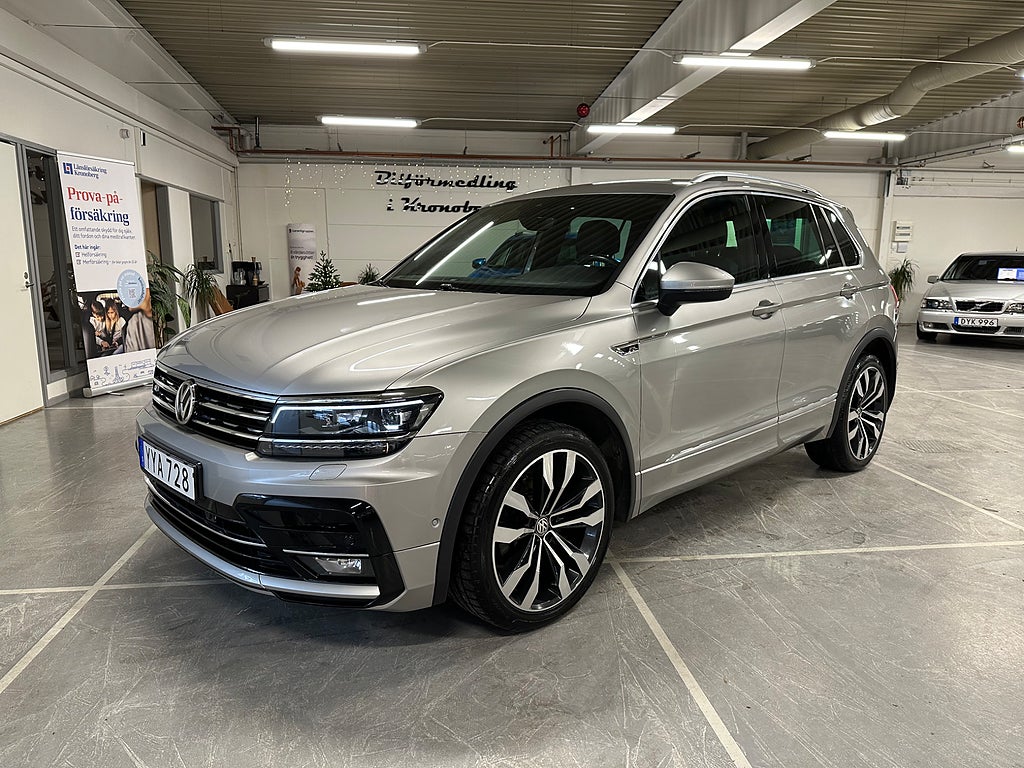 Volkswagen Tiguan 2.0 TDI 4Motion GTS 240HK R-Line Värmare Drag Cockpit ACC Navi