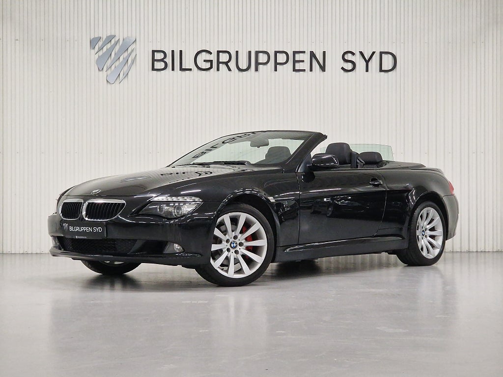 BMW 630 i Convertible 272hk |Sv-Såld|Xenon|Navi|Lågmil|